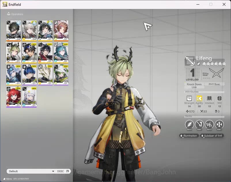 Arknights: Endfield Accounts Starter Fresh | NA/EU | 6-Star Lifeng | 6-Star Ar image 2