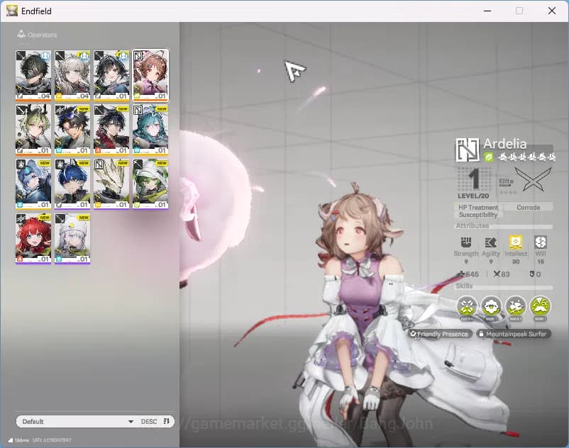 Arknights: Endfield Accounts Starter Fresh | NA/EU | 6-Star Lifeng | 6-Star Ar image 3