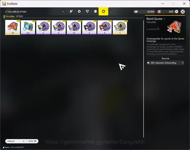 Arknights: Endfield Accounts Starter Fresh | NA/EU | 6-Star Lifeng | 6-Star Ar image 8