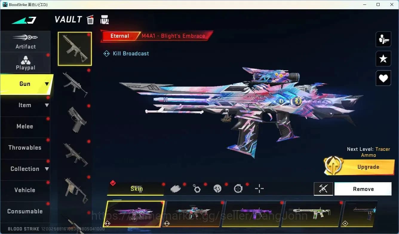 Blood Strike Accounts ASIA | Eternal M4A1-BE | Collab SCAR-EVA-08 | Li image 2