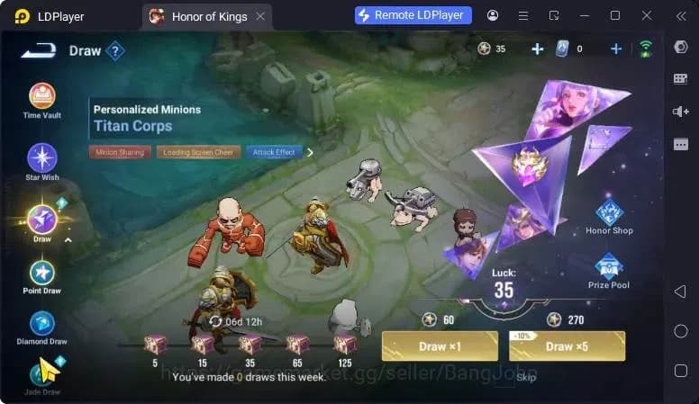 Honor of Kings Accounts Global Hero112 Skin104 |Legend Yao|Lny DaQiao|Limi image 12