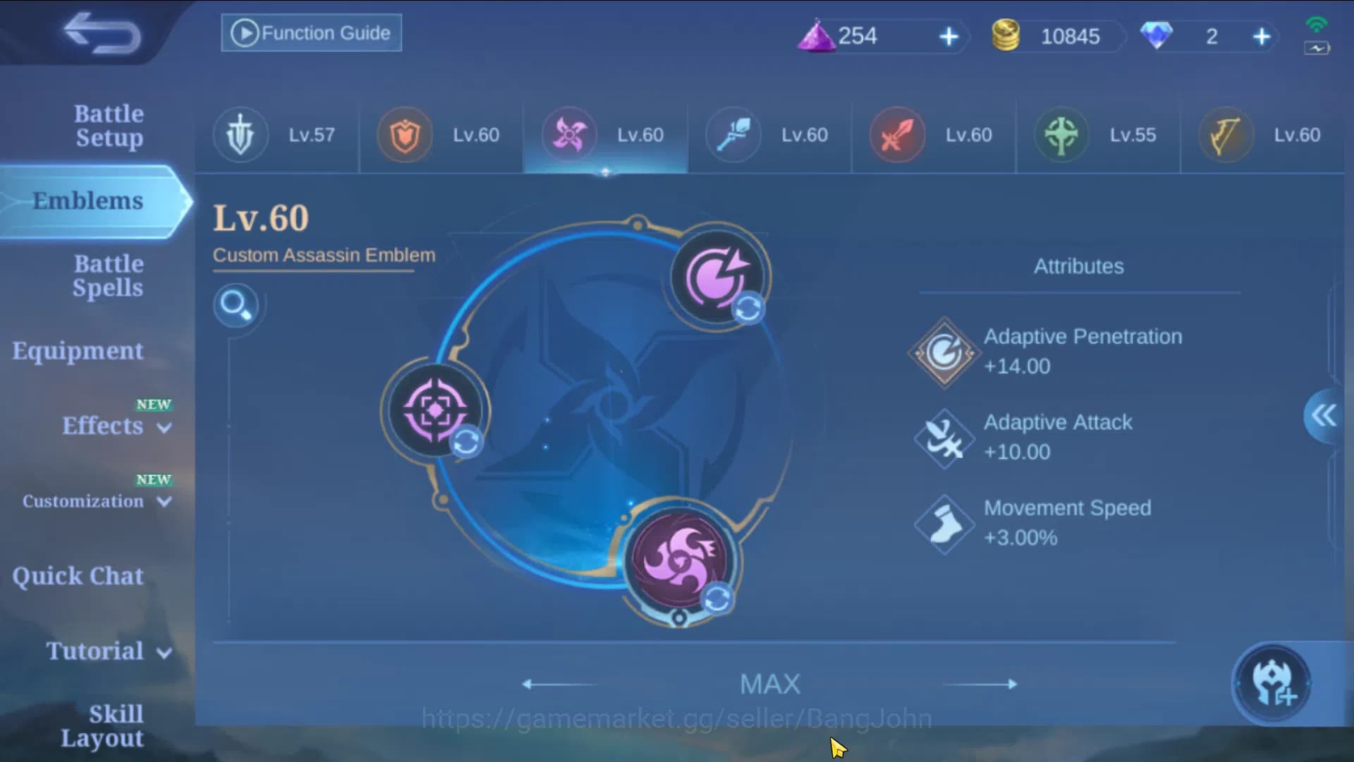 Mobile Legends: Bang Bang Accounts GLOBAL|Hero 91|Skin 209|ASP Lesley,Sanrio Chang'e+ image 16