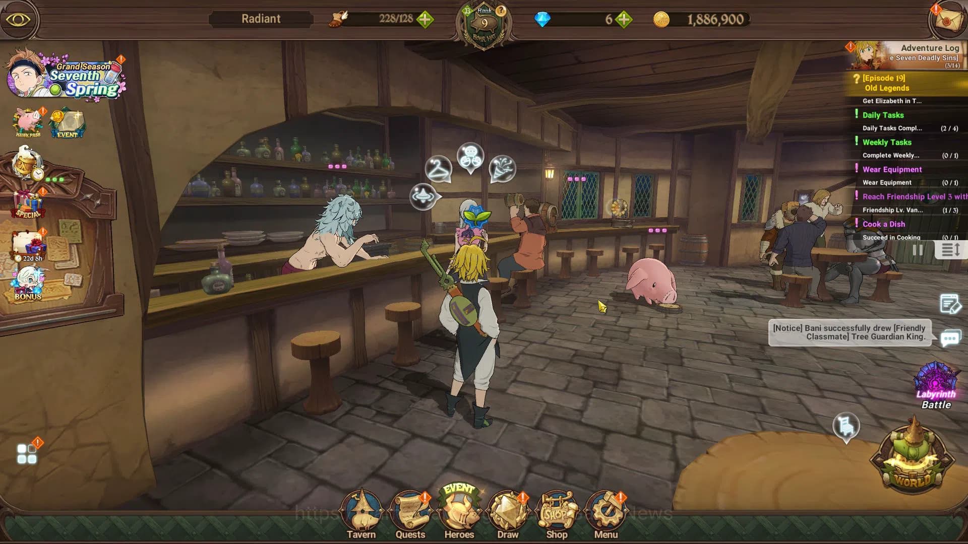 The Seven Deadly Sins: Grand Cross Accounts Global |716K CC|Starter Ch 2|3 UR | WK Gowther,Cha image 3