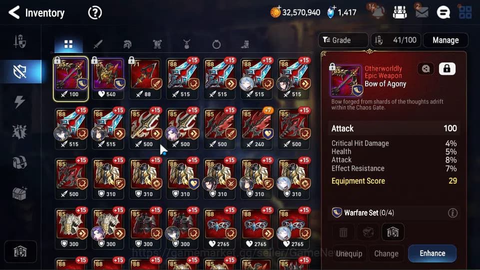 Epic Seven Accounts GLOBAL UNVERIF|7 ML(Solome,NM Luna,DB Senya,Etc)+P image 11