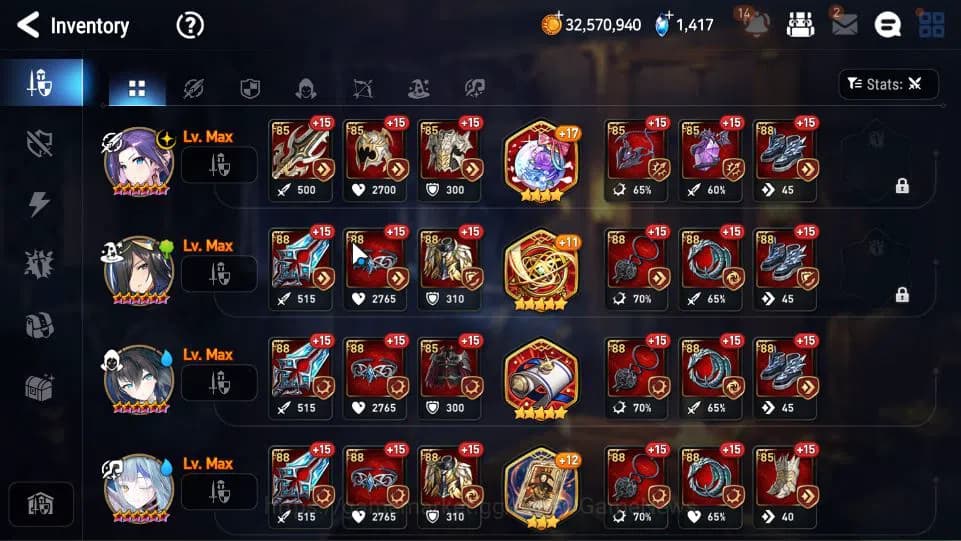 Epic Seven Accounts GLOBAL UNVERIF|7 ML(Solome,NM Luna,DB Senya,Etc)+P image 12