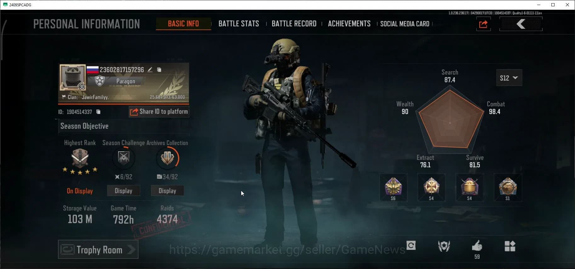 Arena Breakout Accounts MOBILE Lv30|SV 103M|CV 69M|Machete,Shovel|Symphony image 2
