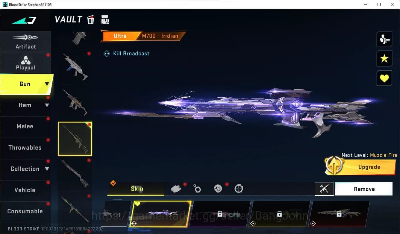Blood Strike Accounts ASIA|COLLAB=KAR98K|ULTRA=M700,MCX,MORE DETAIL CEK image 4