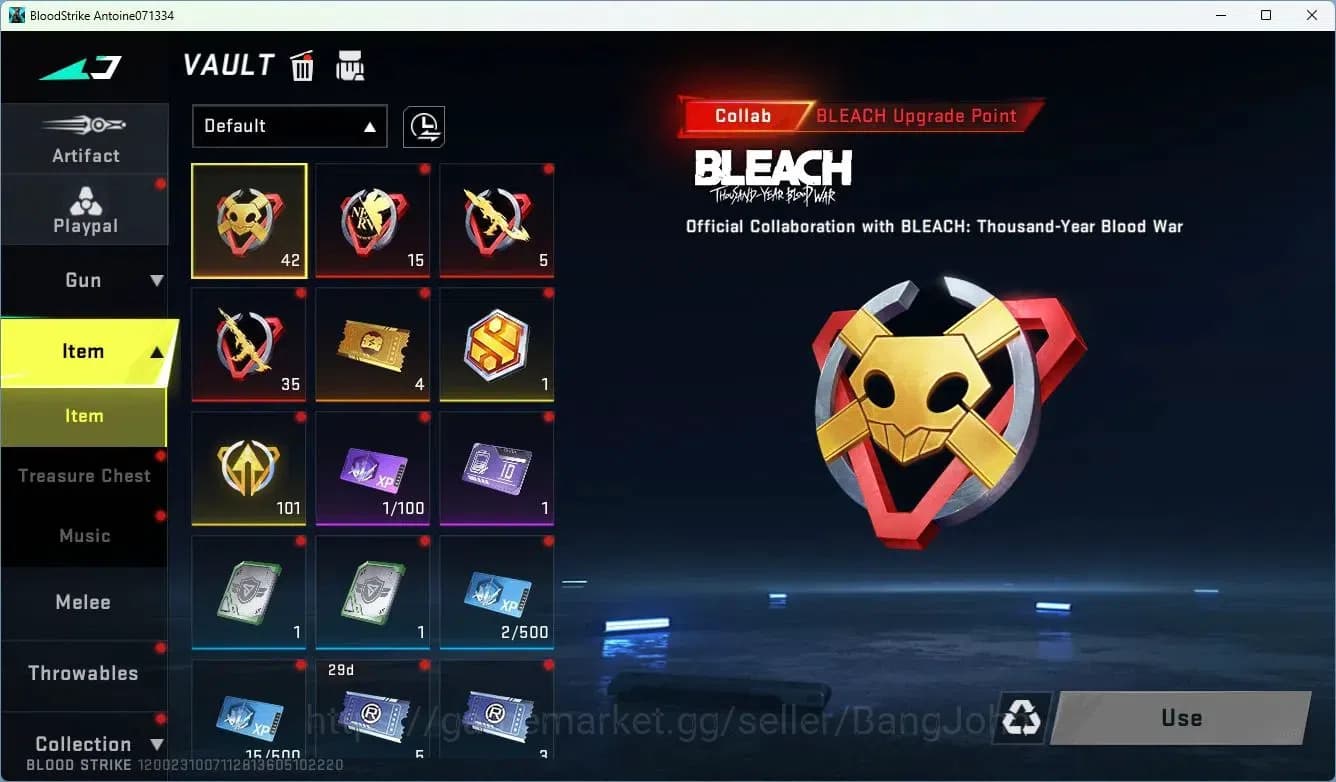 Blood Strike Accounts ASIA | Collab MCX-EVA-00 | 2 Legendary Skins | 1 U image 11