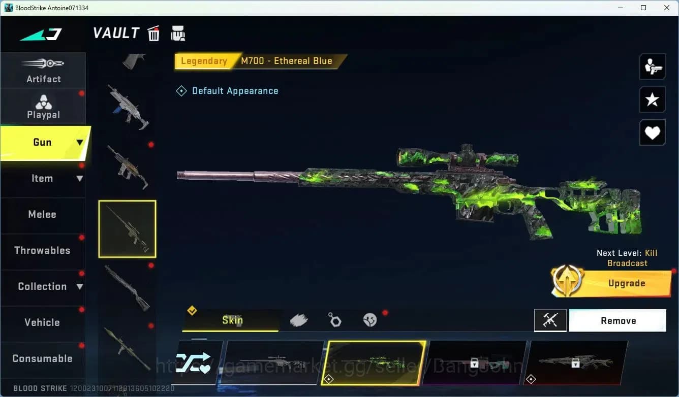 Blood Strike Accounts ASIA | Collab MCX-EVA-00 | 2 Legendary Skins | 1 U image 13