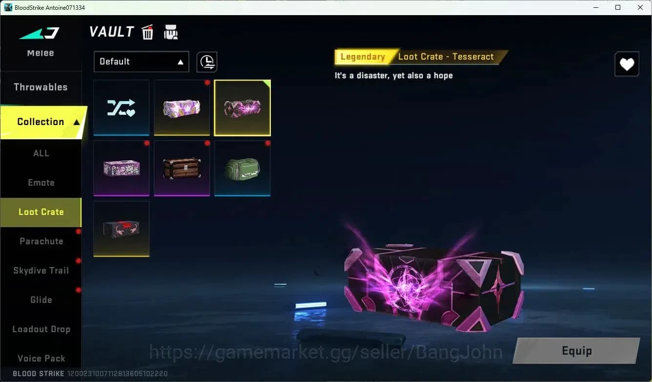 Blood Strike Accounts ASIA | Collab MCX-EVA-00 | 2 Legendary Skins | 1 U image 8