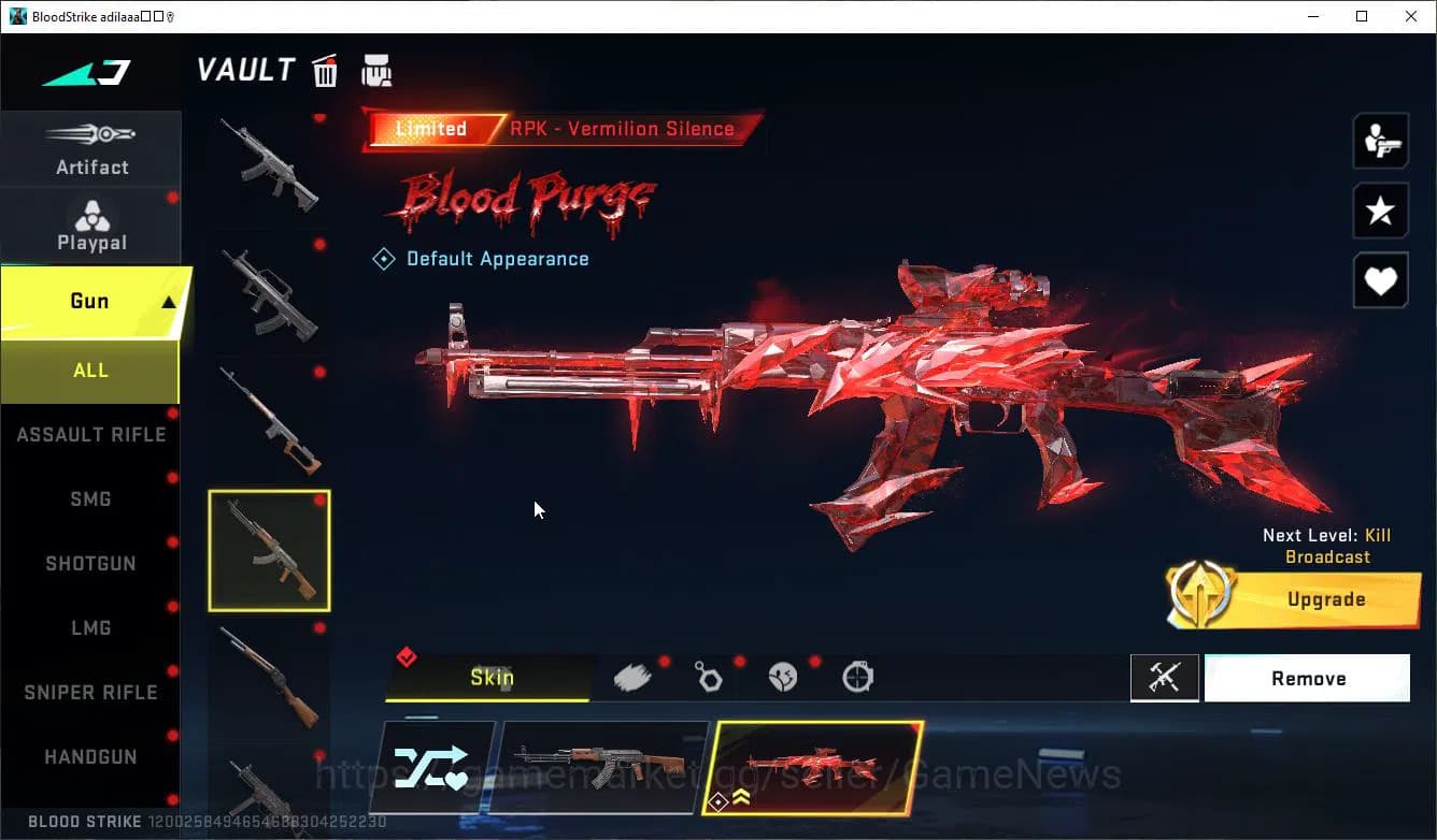 Blood Strike Accounts ASIA|Collab 7DS (M700-Elizabeth,AK47,Karl98,QBZ95) image 15