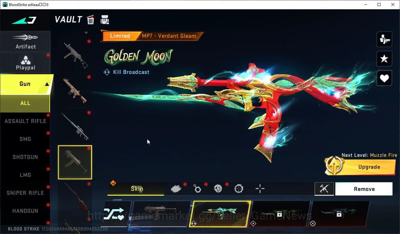 Blood Strike Accounts ASIA|Collab 7DS (M700-Elizabeth,AK47,Karl98,QBZ95) image 16