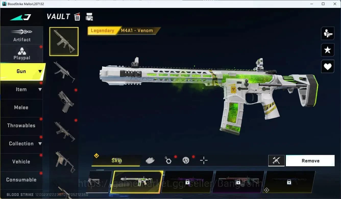 Blood Strike Accounts ASIA | Ultra ETHAN Raid Mask|Legendary M4A1 Venom| image 4
