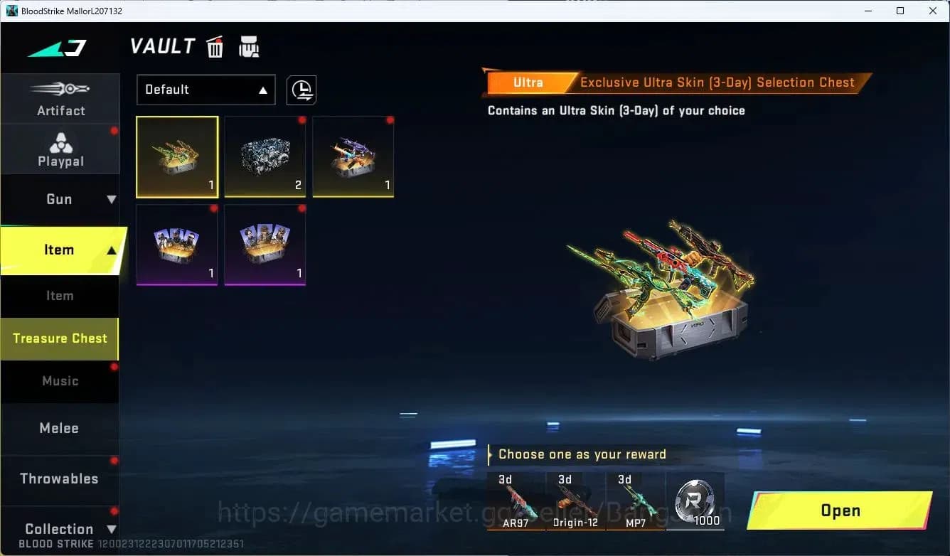 Blood Strike Accounts ASIA | Ultra ETHAN Raid Mask|Legendary M4A1 Venom| image 6