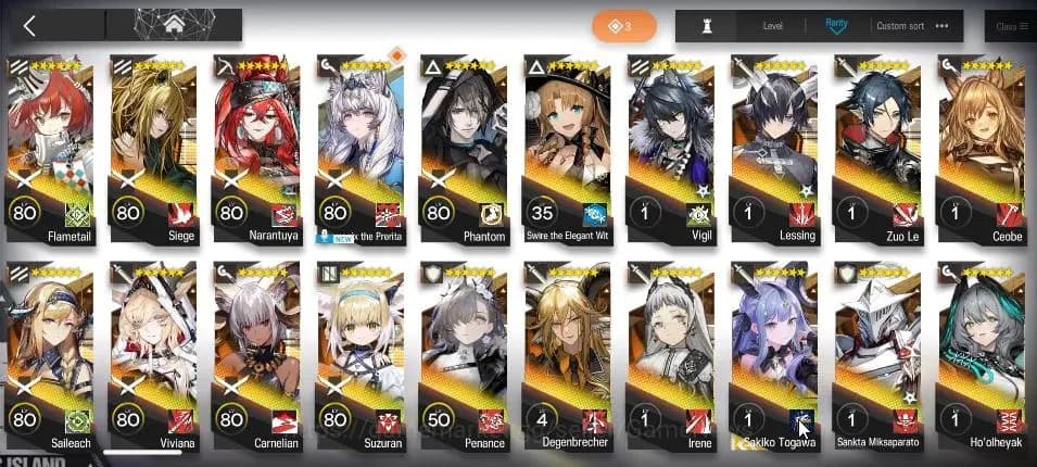 Arknights Accounts Lv 94|234 Op+40 Outfit|5,9K Orundum|7 Limited|Wisa image 5