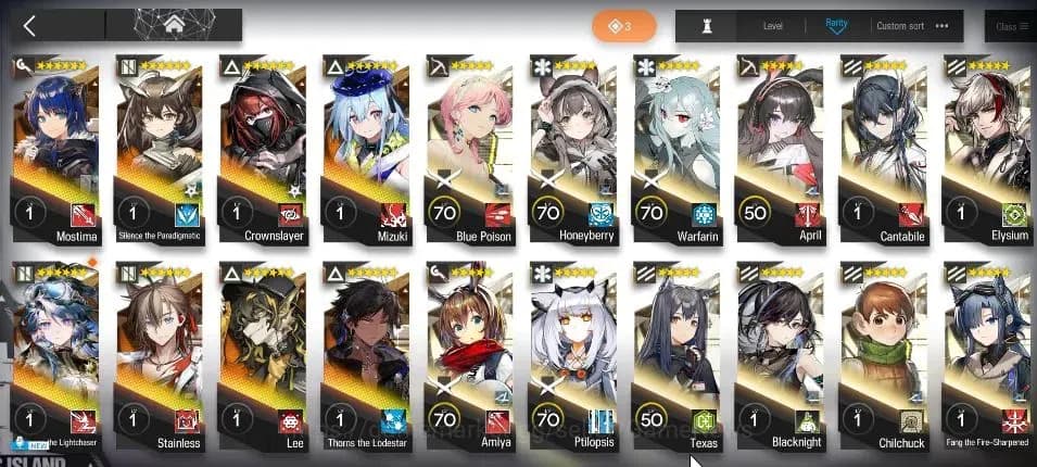 Arknights Accounts Lv 94|234 Op+40 Outfit|5,9K Orundum|7 Limited|Wisa image 6