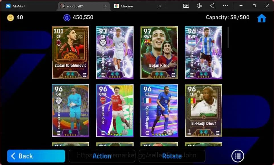 eFootball Accounts ANDROID|PW 3136|E-BT Zlatan Ibrahimovic|SHW Dean H image 5