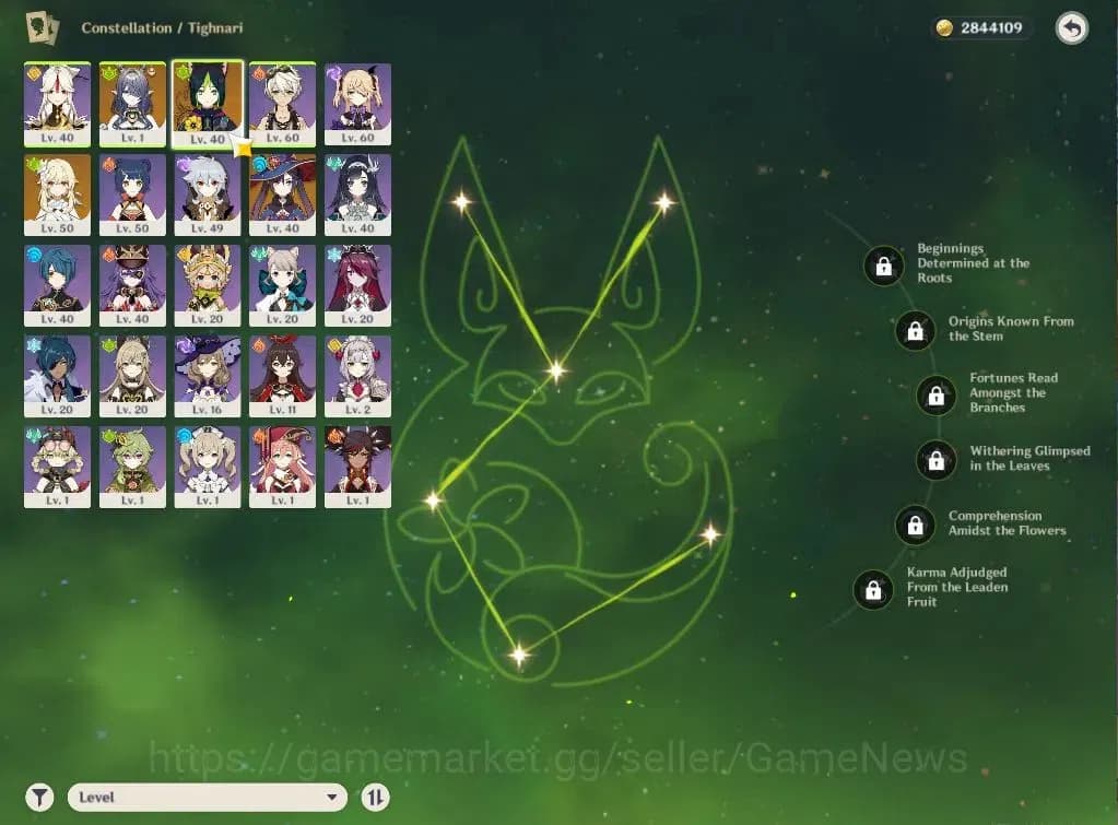 Genshin Impact Accounts ASIA|AR34|Starter|1Limited+21(*4Character)|Lauma,M image 4