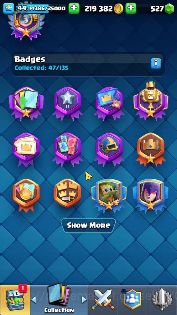Clash Royale Accounts Lv 44|Trophy 9806|KTL 14|Limited Skin|Card 121|4 H image 19