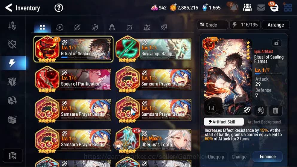 Epic Seven Accounts GLOBAL Unverif|14 ML(Notos,LOT Scales,BArunka,Etc) image 11