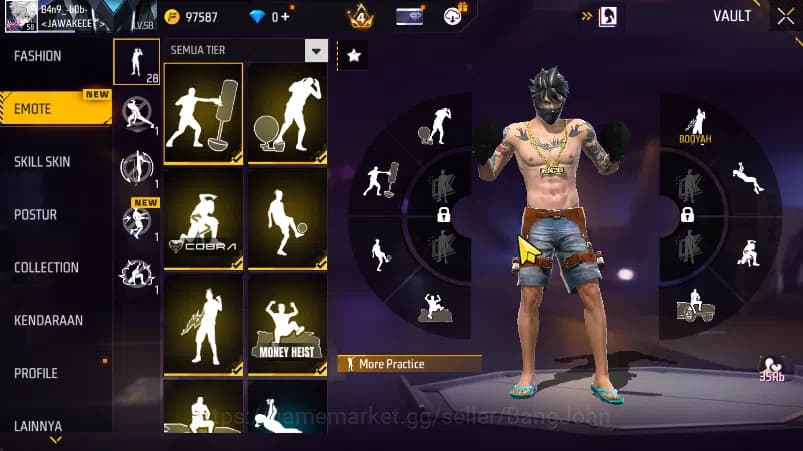 Free Fire Accounts (bisa log bind )Vault 229 | SG Terompet | Evo Scar image 13