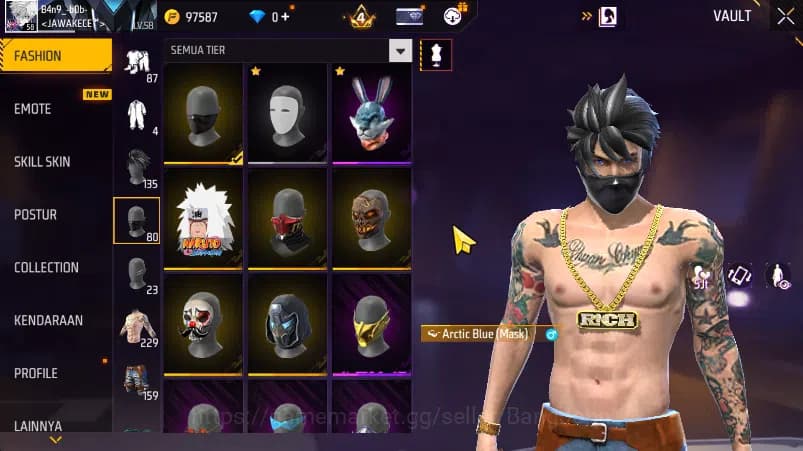 Free Fire Accounts (bisa log bind )Vault 229 | SG Terompet | Evo Scar image 18