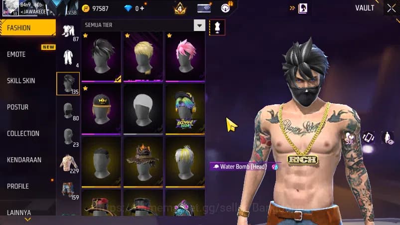 Free Fire Accounts (bisa log bind )Vault 229 | SG Terompet | Evo Scar image 19