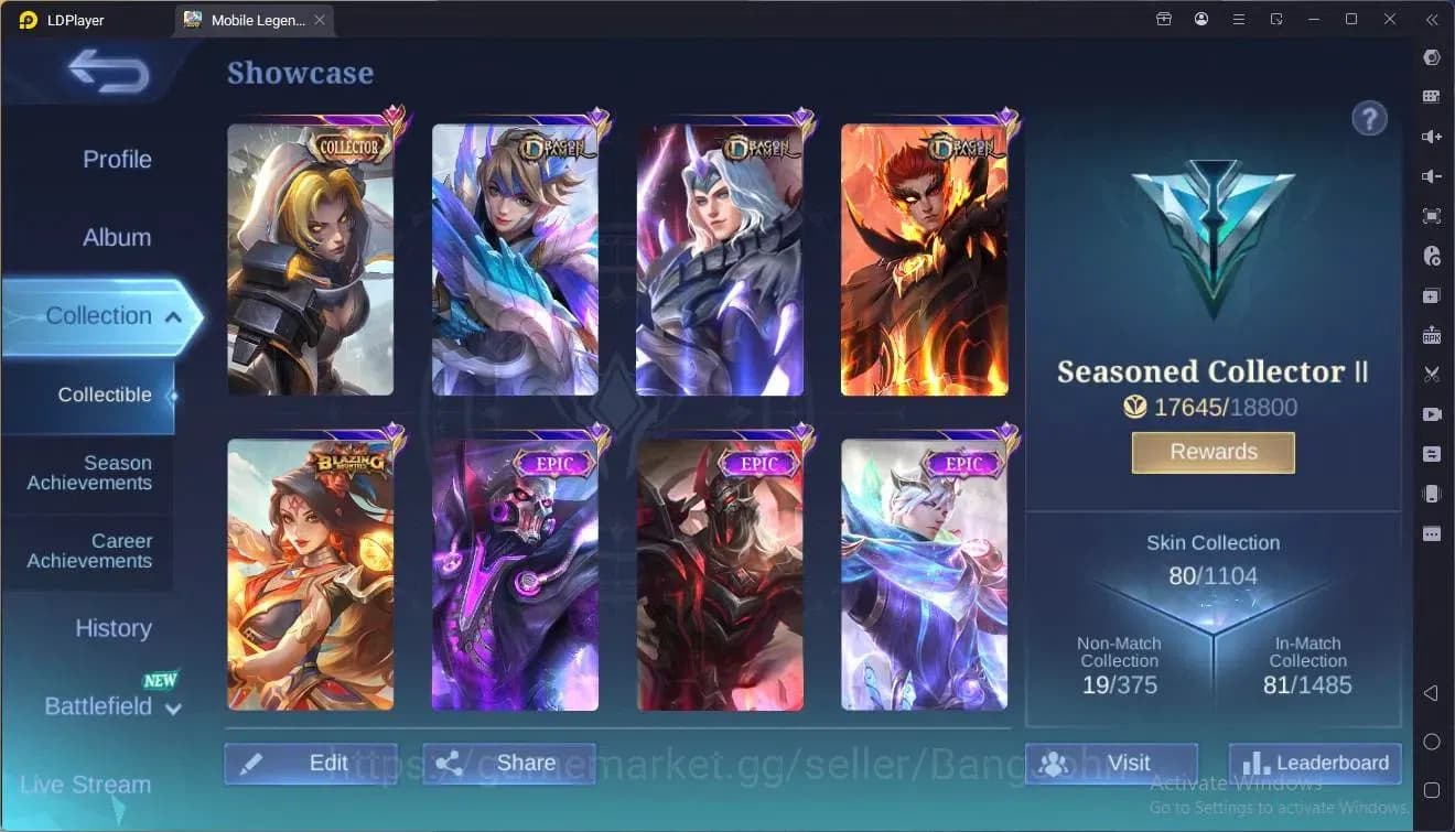 Mobile Legends: Bang Bang Accounts Global|Hero 67 Skin 80|Seasoned|CC Natalia|Dragon image 18