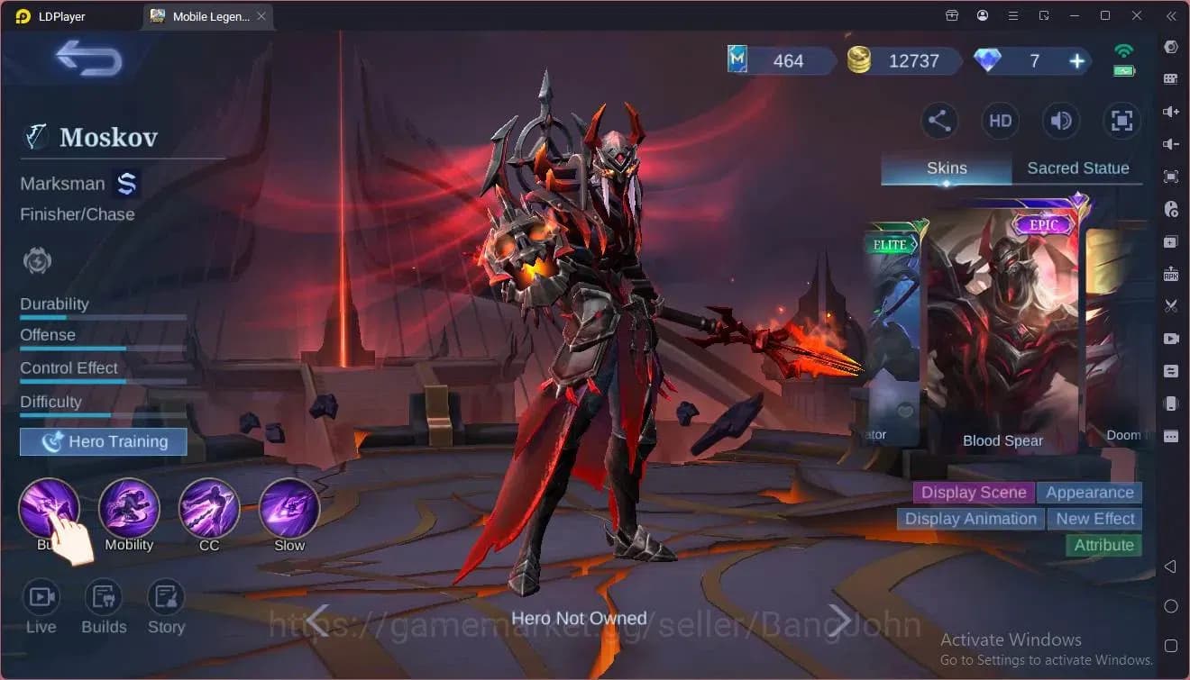 Mobile Legends: Bang Bang Accounts Global|Hero 67 Skin 80|Seasoned|CC Natalia|Dragon image 2