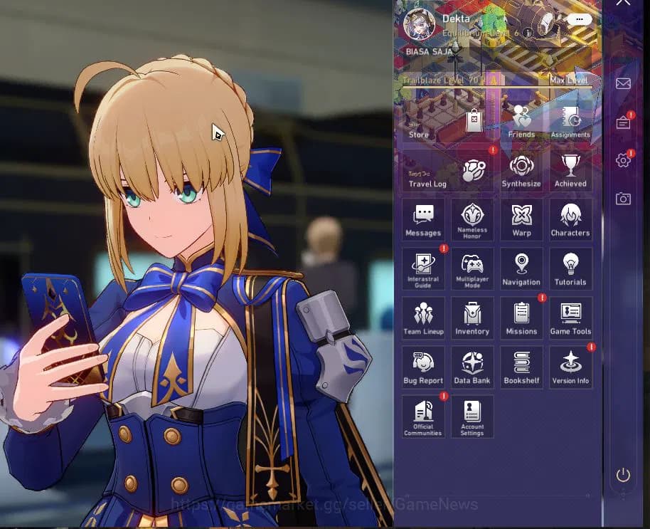 Honkai Star Rail Accounts Asia|TL 70|Archer PremTeam+Saber Hypercarry|25 Lim image 1