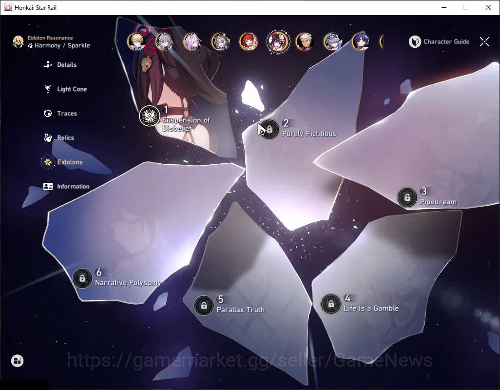 Honkai Star Rail Accounts Asia|TL 70|Archer PremTeam+Saber Hypercarry|25 Lim image 5