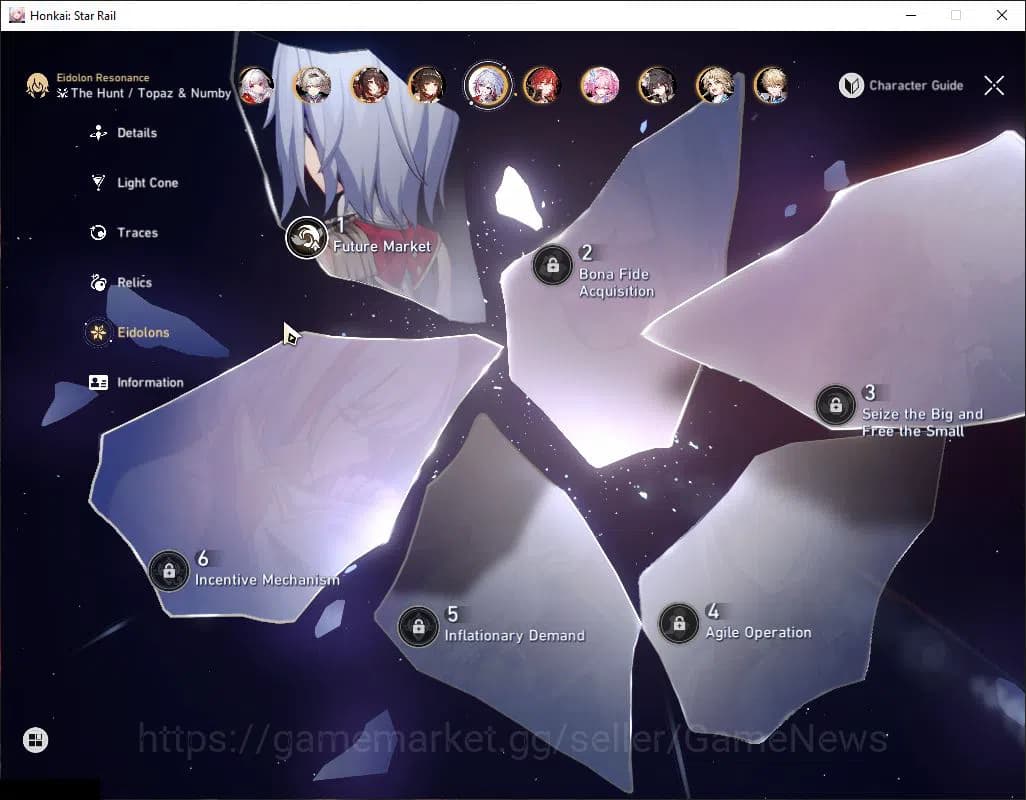 Honkai Star Rail Accounts Asia|TL 70|Archer PremTeam+Saber Hypercarry|25 Lim image 6
