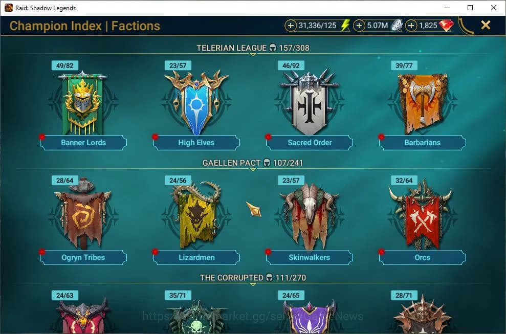 Raid: Shadow Legends Accounts Lv55 1,3M Power|27 Legendary(Xenomorph,Ninja,Rotos image 4