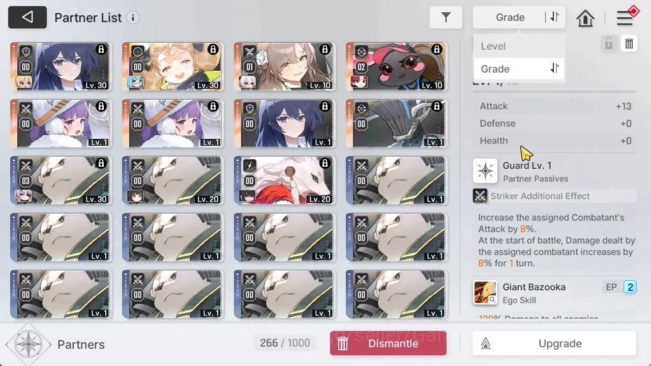 Chaos Zero Nightmare Accounts GLOBAL Lv40|5 SSR [Heidemarie,Rita,Khalipe,Magna,K image 6