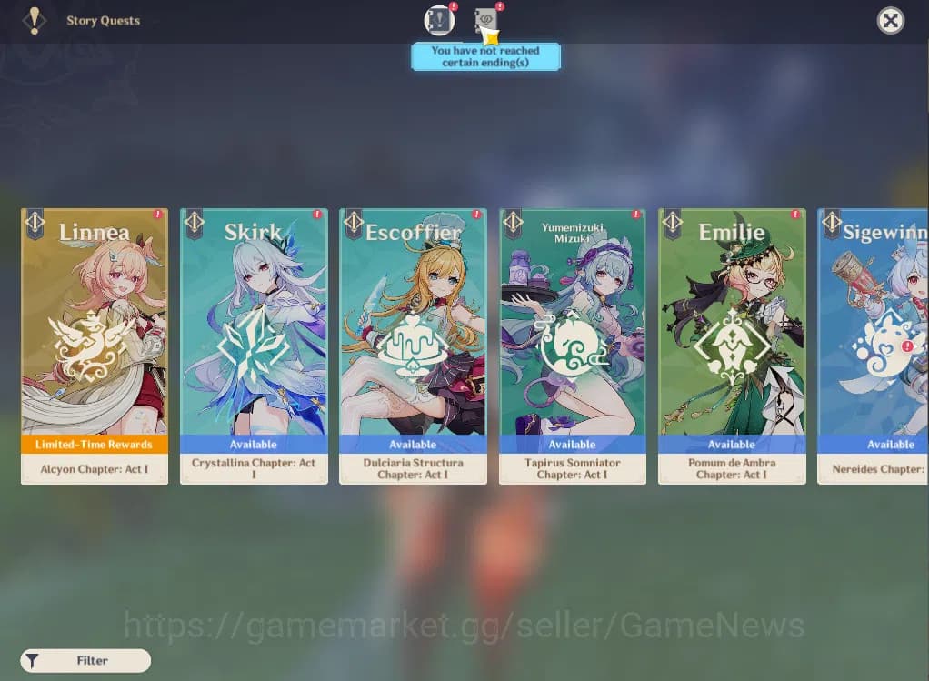 Genshin Impact Accounts ASIA|AR56|8Limited+1(*5Weapon)|Neuvilette,HuTao,Ay image 15