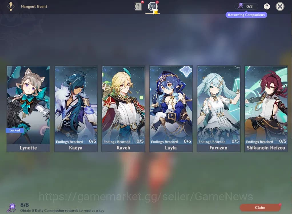 Genshin Impact Accounts ASIA|AR56|8Limited+1(*5Weapon)|Neuvilette,HuTao,Ay image 16