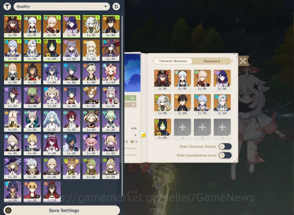 Genshin Impact Accounts ASIA|AR56|8Limited+1(*5Weapon)|Neuvilette,HuTao,Ay image 2