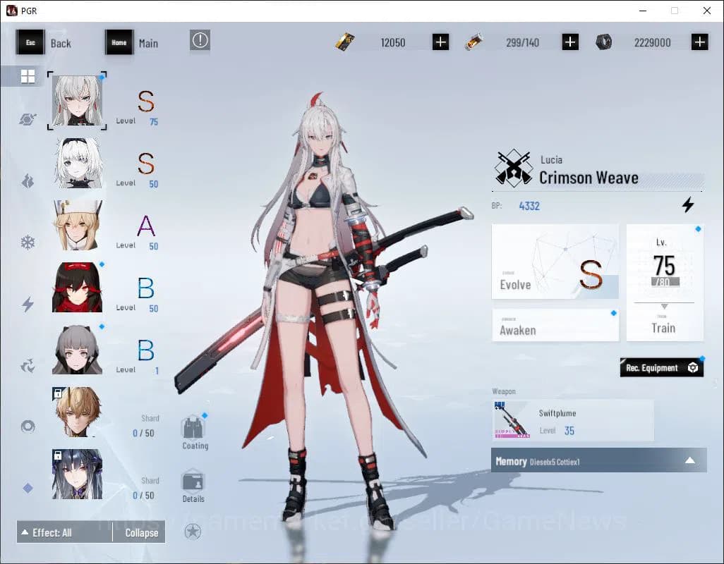 Punishing: Gray Raven Accounts NA | Lv 41 | Ready Gacha | 12K BC+2,8K YC+7,7K Blu image 9