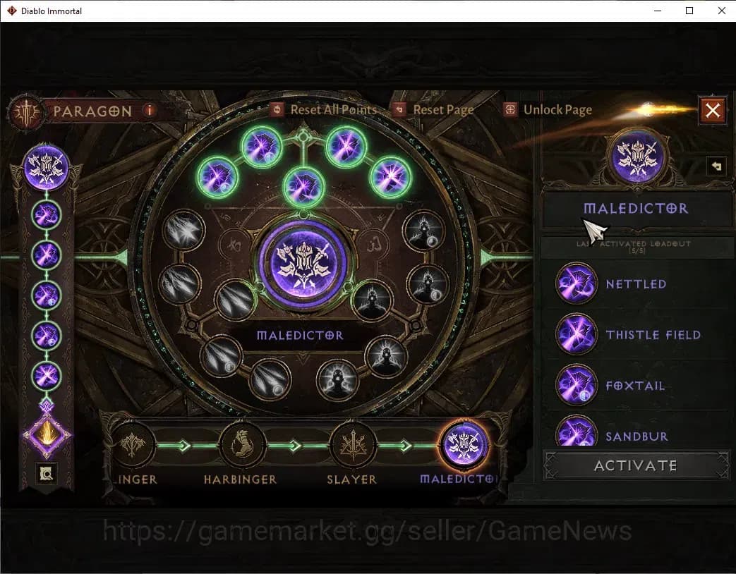 Diablo Immortal Accounts SEA - izual|CS ON|Lv60 (792)|Blood Knight|CR 40K | image 9
