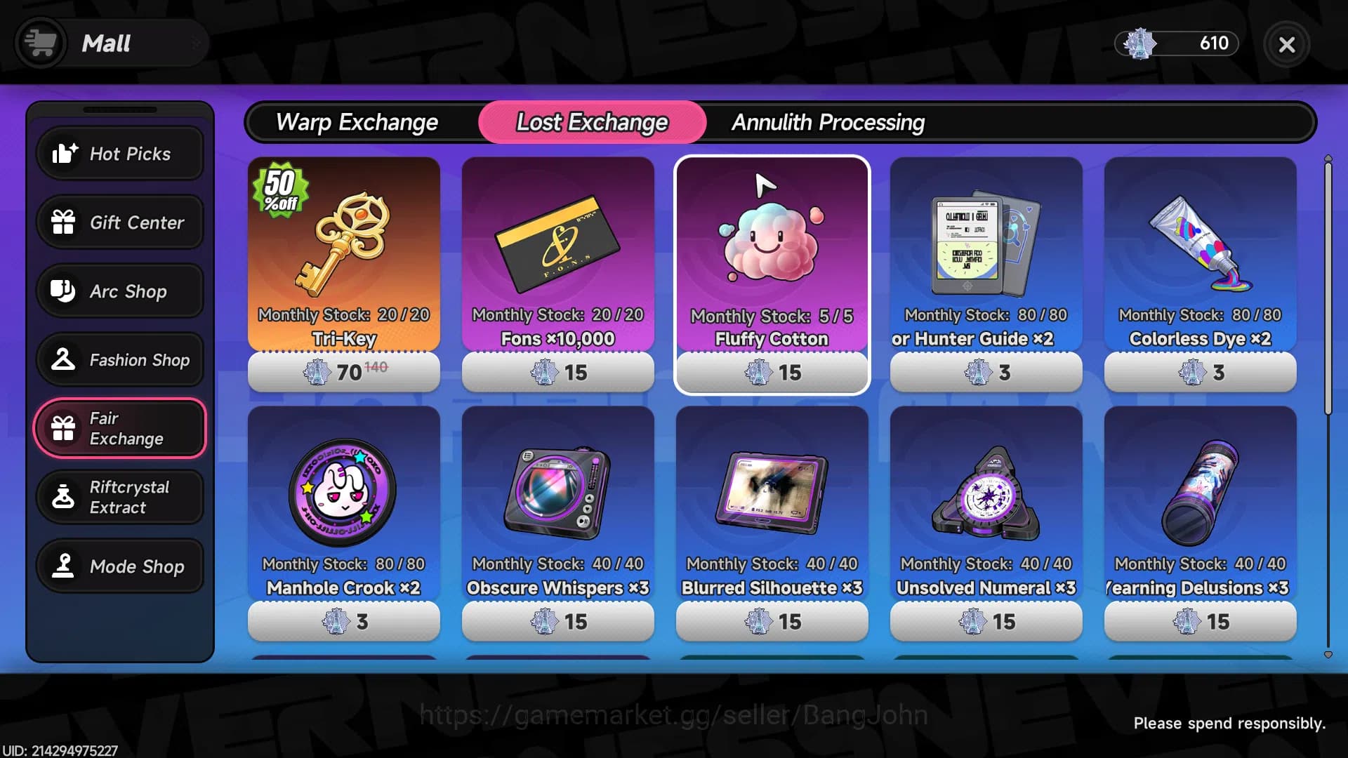 Neverness to Everness Accounts NA | Starter Lv 3 | 1 S Char Nananlly + 5 A Char | image 3