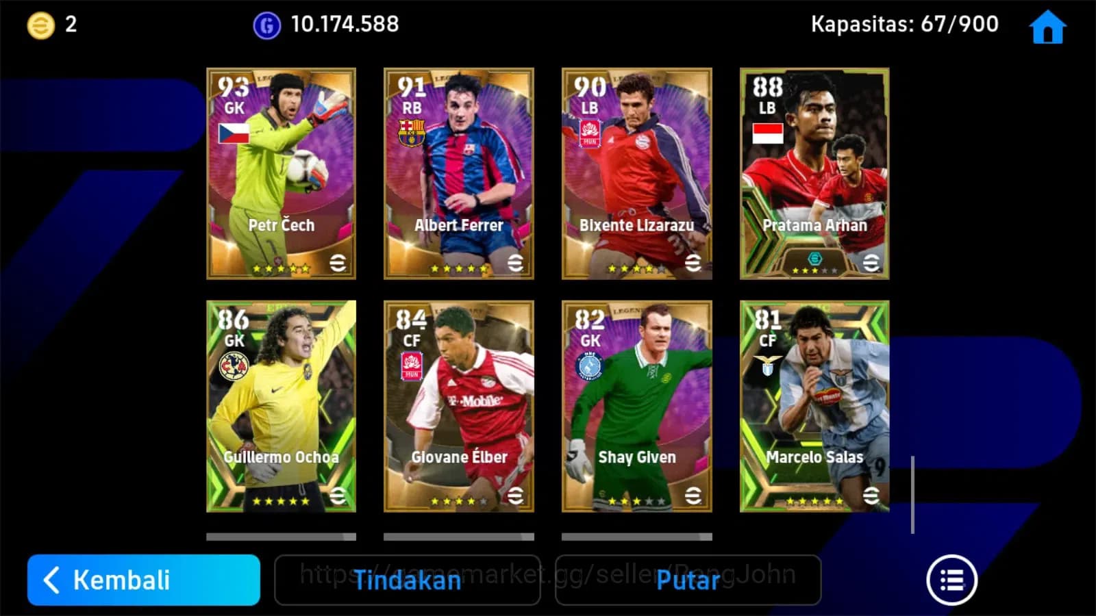eFootball Accounts ANDROID|PW 3204|Cantona epic,griezmann.lampard,tot image 2