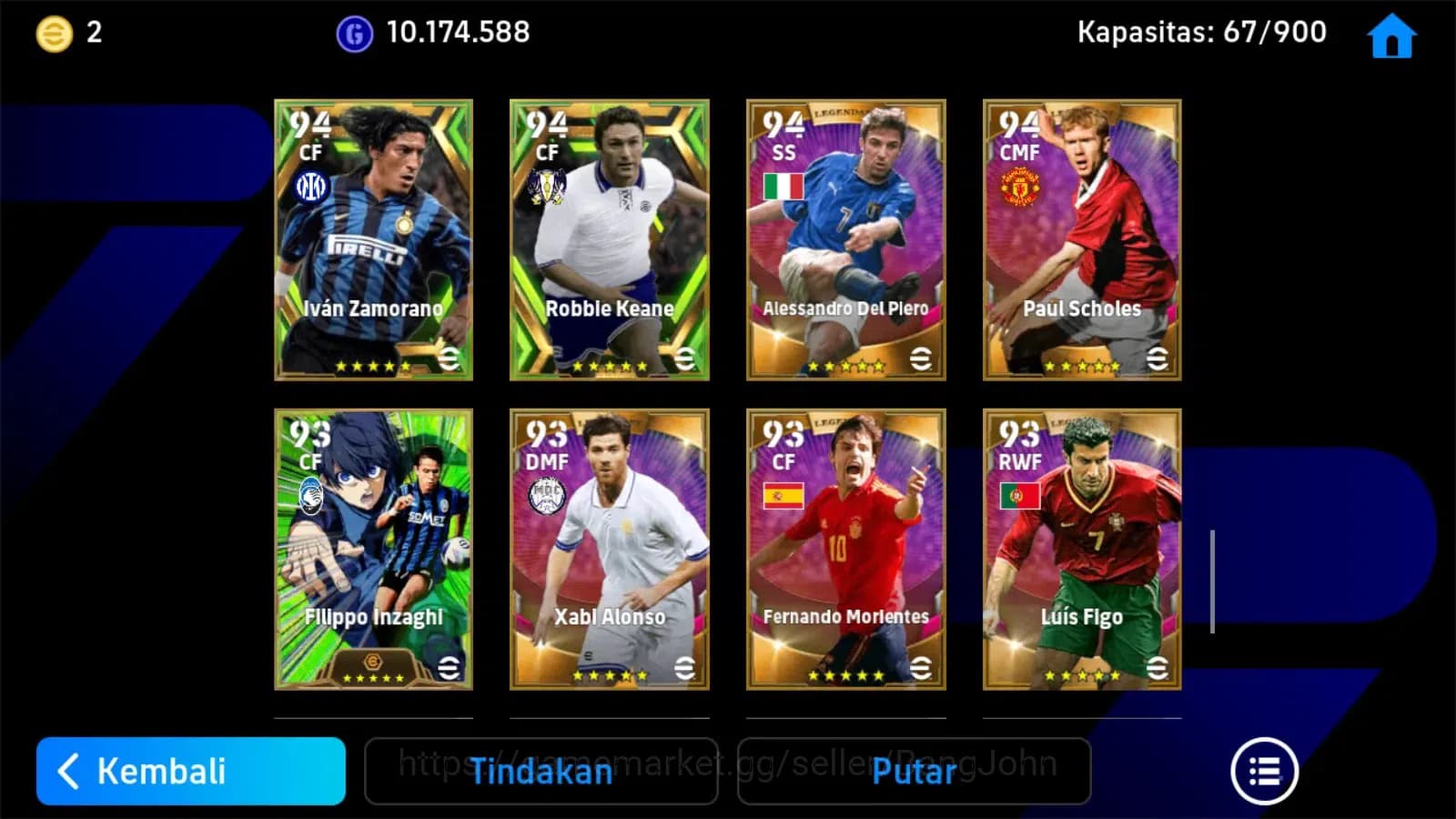 eFootball Accounts ANDROID|PW 3204|Cantona epic,griezmann.lampard,tot image 3
