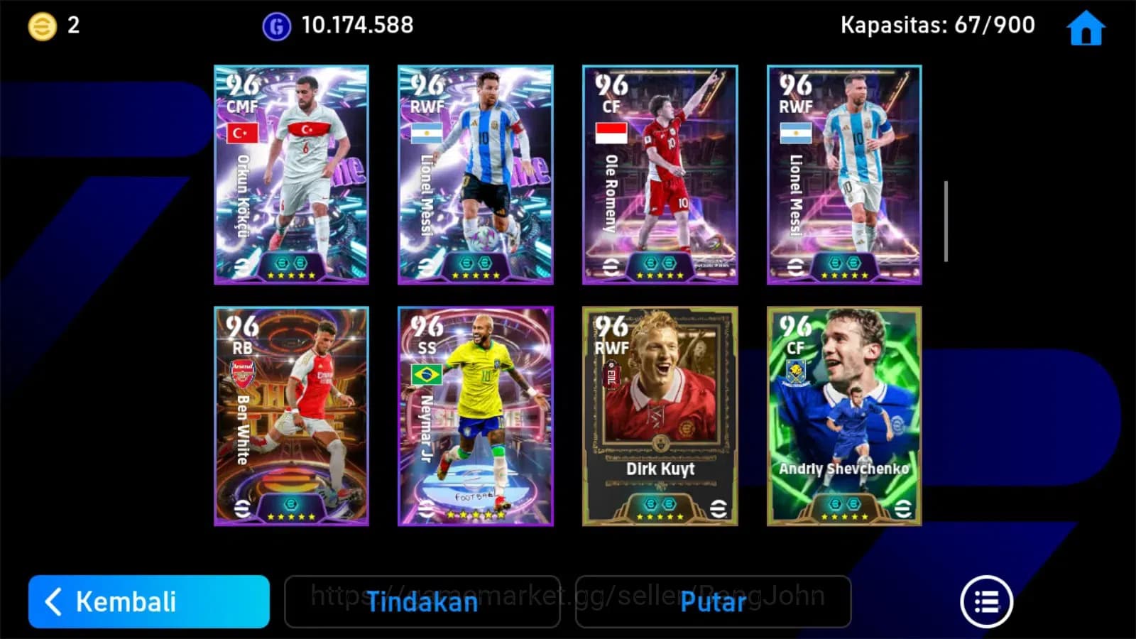 eFootball Accounts ANDROID|PW 3204|Cantona epic,griezmann.lampard,tot image 7
