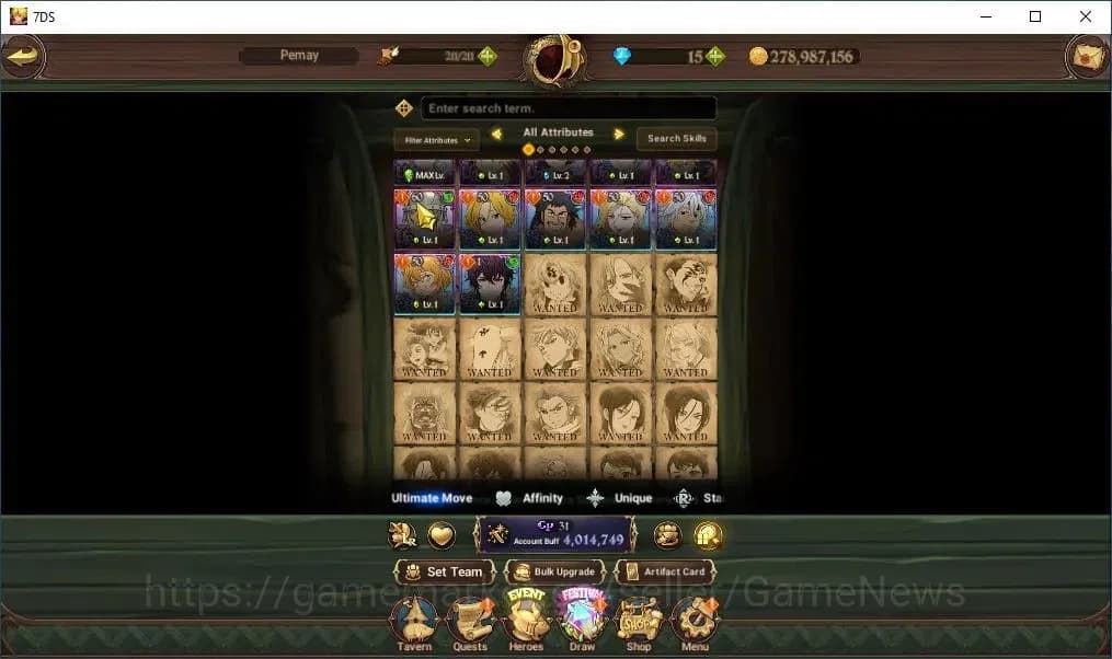 The Seven Deadly Sins: Grand Cross Accounts Global|4M CC|4 LR+5 UR+Collab ReZero|S&B5/6,Reinha image 11