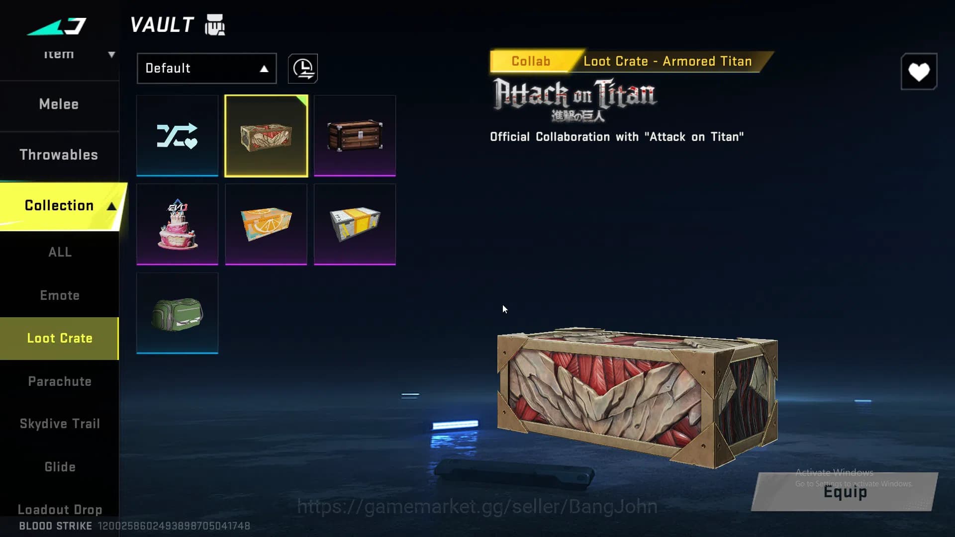 Blood Strike Accounts ASIA | 1 Ethernal | Ethan Eren (AOT) | Ultra M4, U image 16
