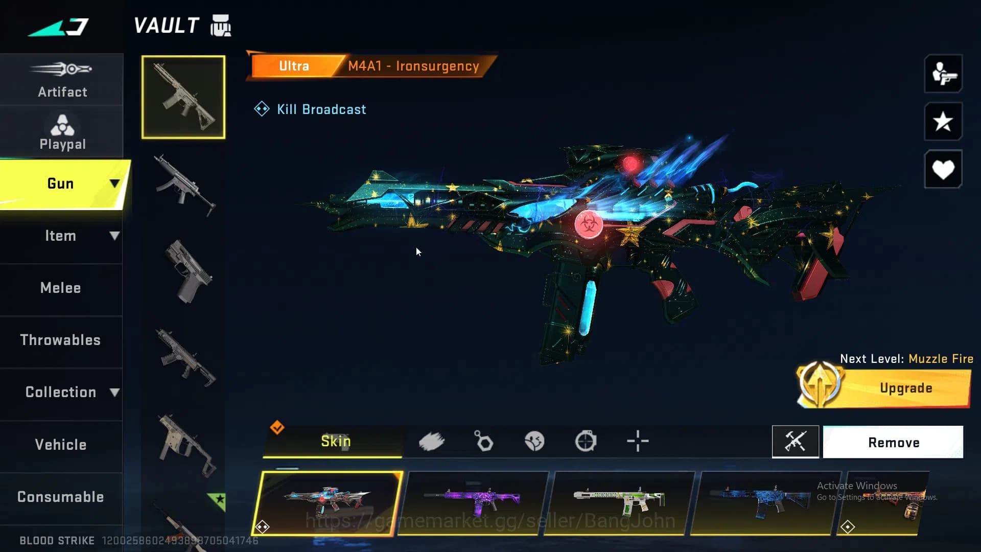 Blood Strike Accounts ASIA | 1 Ethernal | Ethan Eren (AOT) | Ultra M4, U image 2