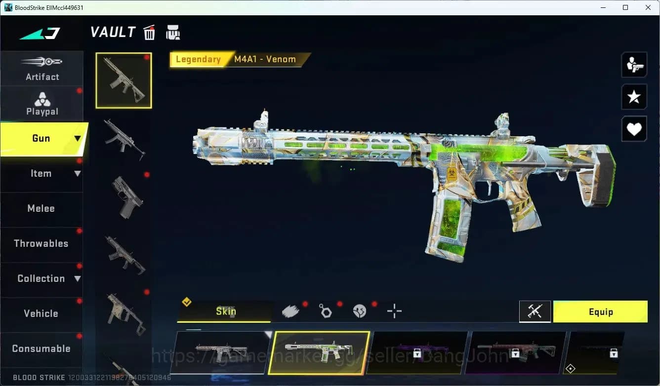 Blood Strike Accounts ASIA | Ultra SCAR-Force of Nature | Collab Ethan-B image 15