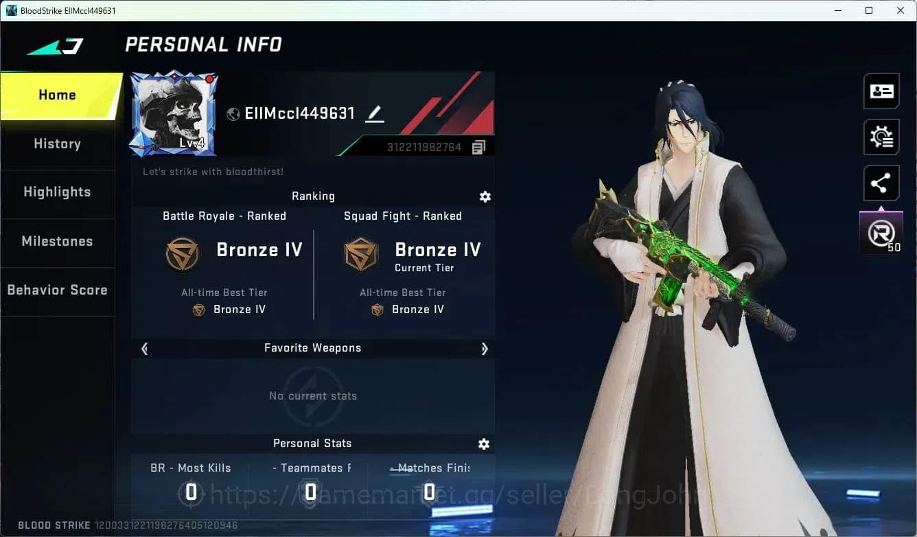 Blood Strike Accounts ASIA | Ultra SCAR-Force of Nature | Collab Ethan-B image 2