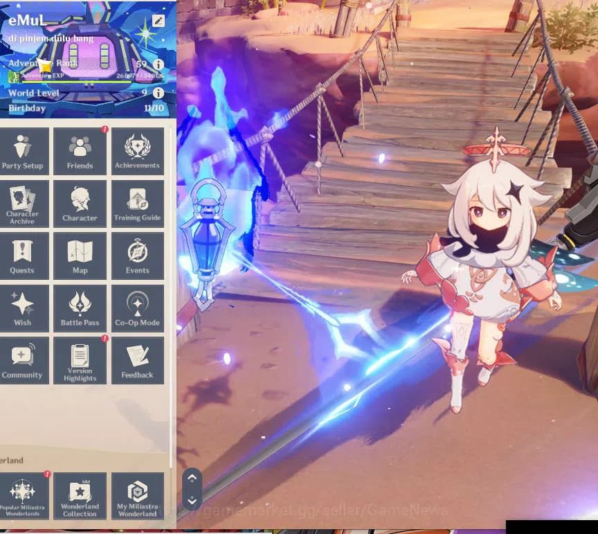 Genshin Impact Accounts ASIA|AR 59|14 Limit+9(*5WeP)|(ArlecchC1,Raiden,Clo image 2
