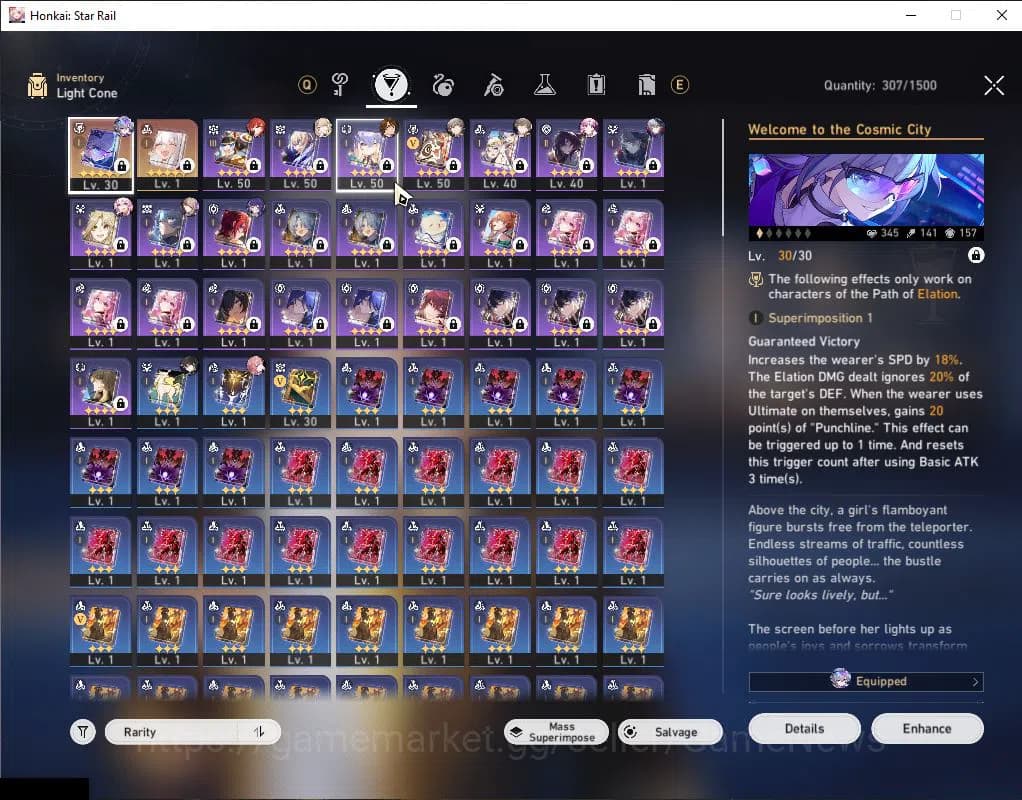 Honkai Star Rail Accounts ASIA|TL 47|8,2K SJ+1 Golden Companion+12 RSP|1 Lim image 10